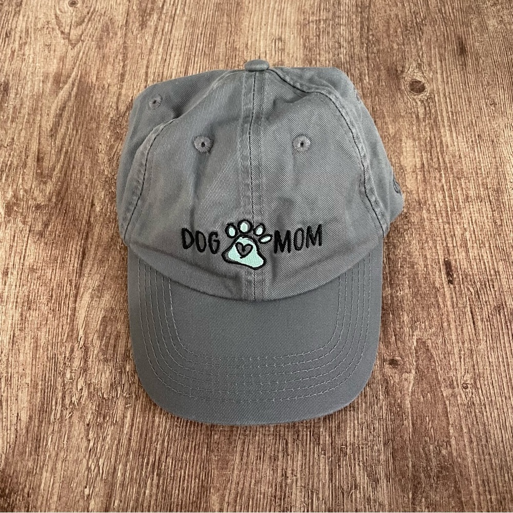 Dog Mom Hat Grey Hat One Size